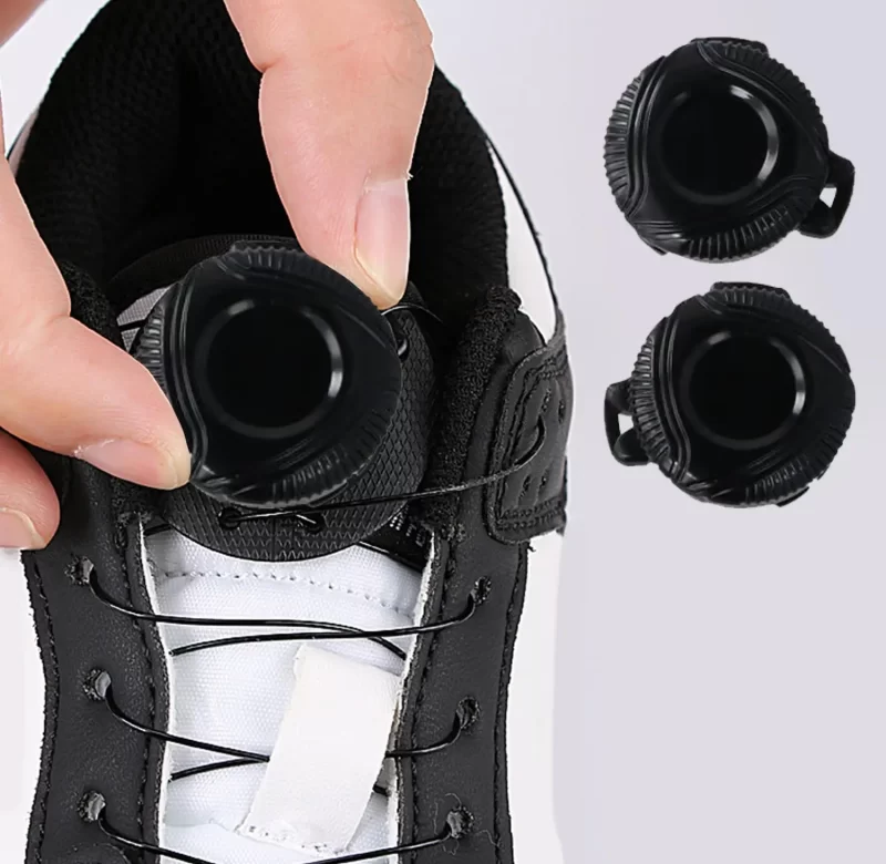 Otočná spona pro rychlé obouvání | otočná přezka, gumička do bot