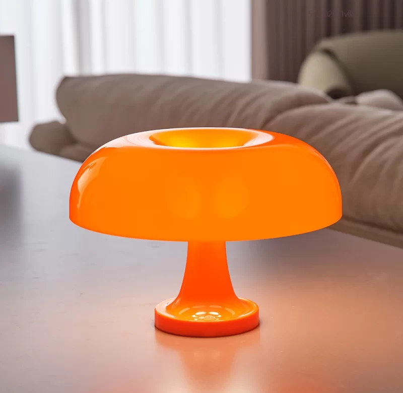 Moderní stolní lampa ve tvaru houby | stolní lampa, dekorativní lampa