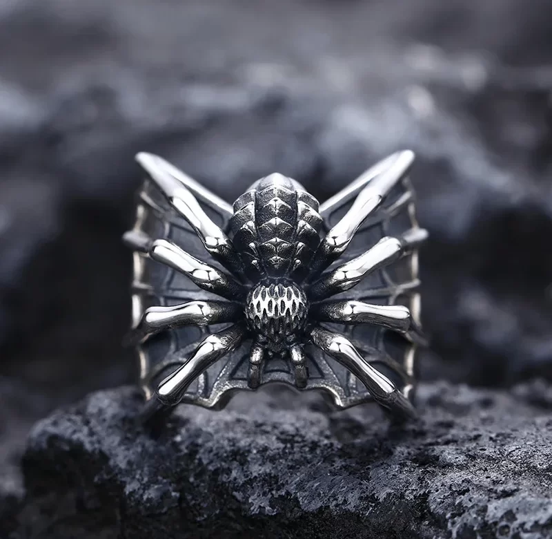 Vintage otevřený prsten se zvířecím vzorem | šperk