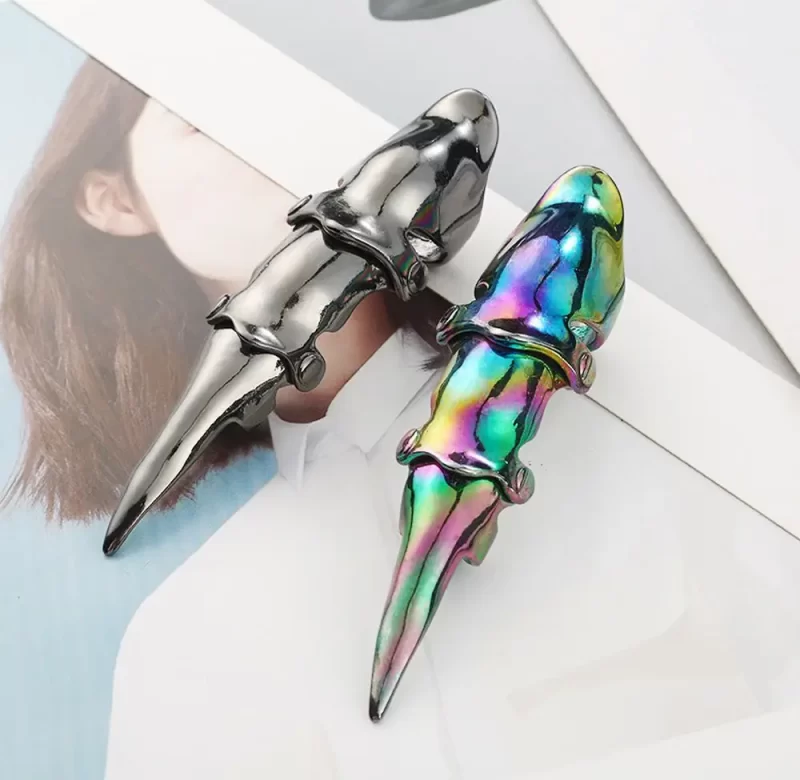 Dračí punkový kloubní prsten lebka | šperk