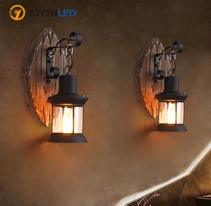 Vintage průmyslové LED nástěnné světlo | osvětlení