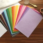 100 ks Barevný balicí papír A5 pro kreativní dekorace | balicí papír, dekorační papír