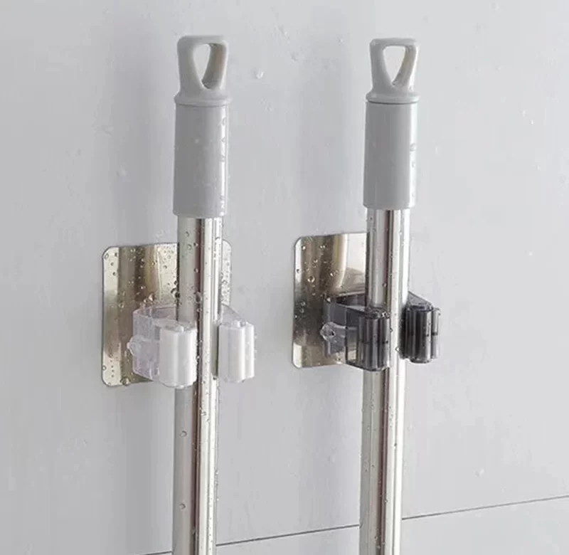 Praktický nástěnný držák na mopy | držák, organizér