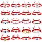 Červený ochranný náramek pro štěstí | náramek, šperk