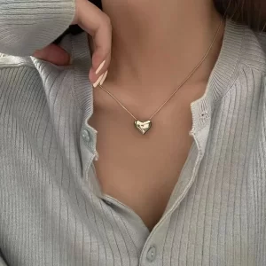 Elegantní řetízek srdce pro ženy | dámský náhrdelník, luxusní šperk