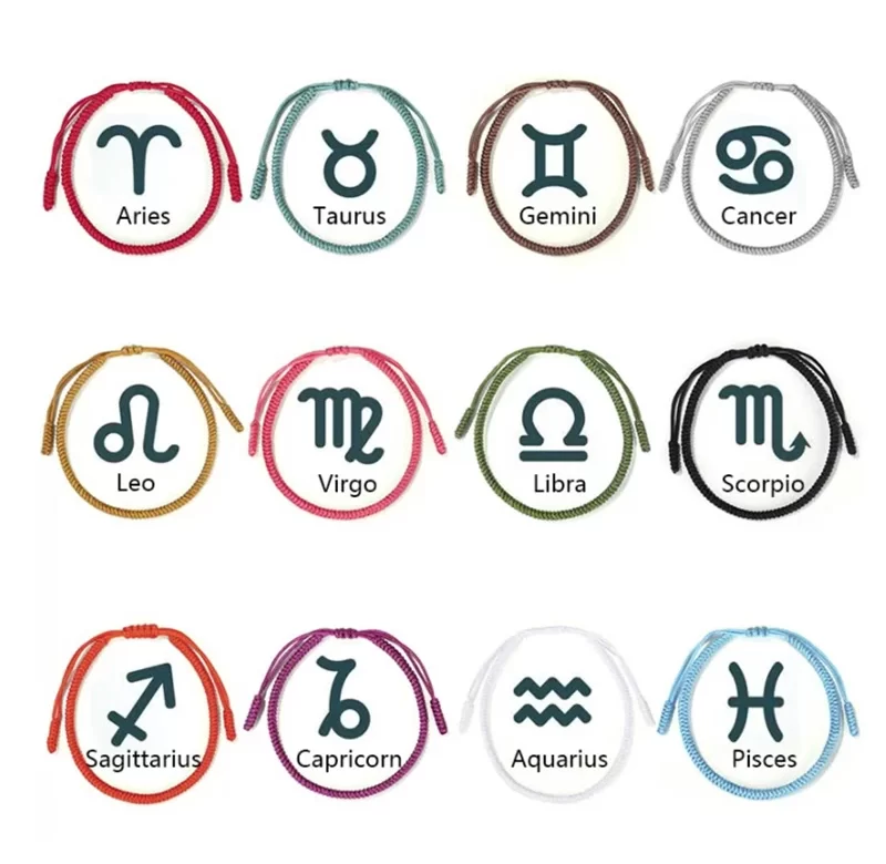 Tibetský uzlový náramek pro štěstí | ochranný náramek, buddhistický šperk