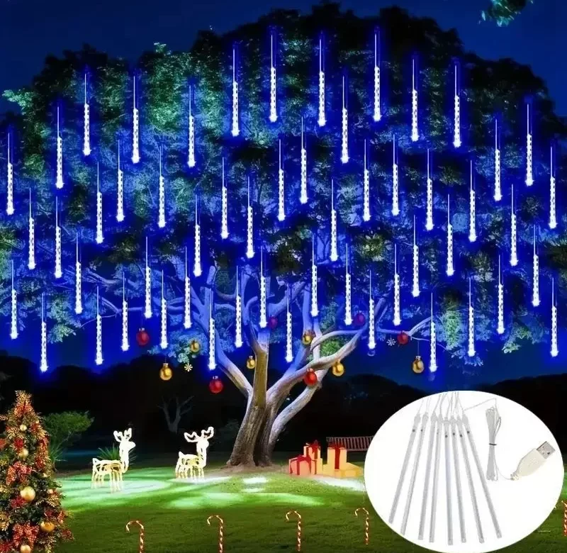 Venkovní dekorativní osvětlení LED řetěz s visacími světly | Venkovní Dekorace Zahrada