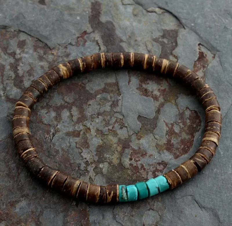 Stylový korálkový náramek s minerály | pánský náramek, dárek pro muže