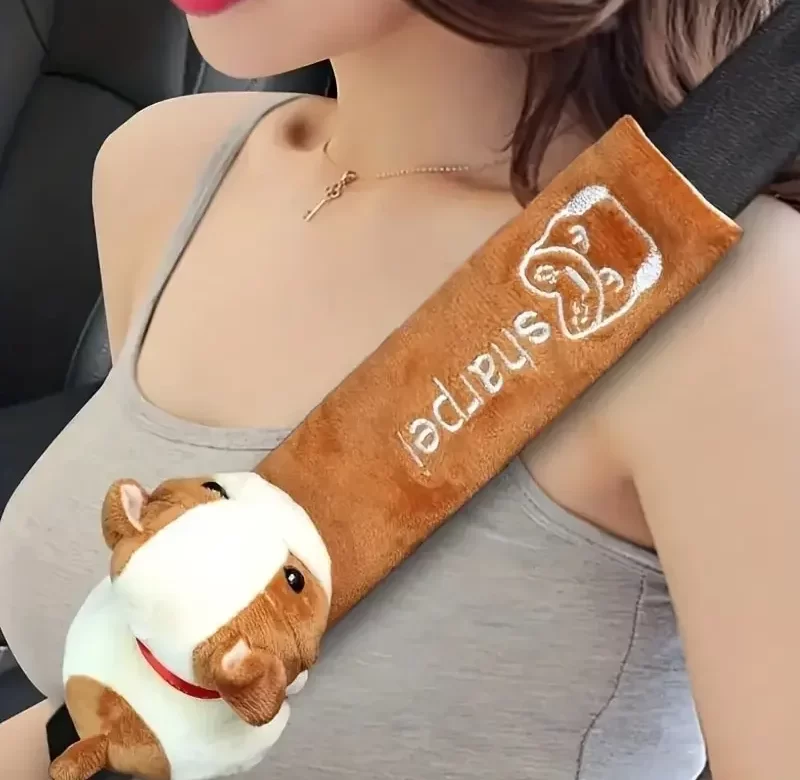 Bezpečný roztomilý pohodlný návlek na pás | ochrana pásu, bezpečnostní pás