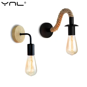 Vintage retro lampa na zeď | průmyslové osvětlení