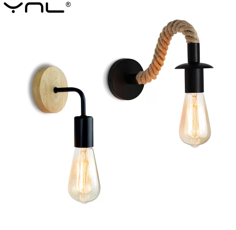 Vintage retro lampa na zeď | průmyslové osvětlení