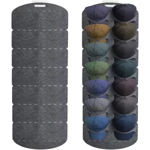 Nástěnný organizér na čepice a kšiltovky | závěsný organizér, úložný vak