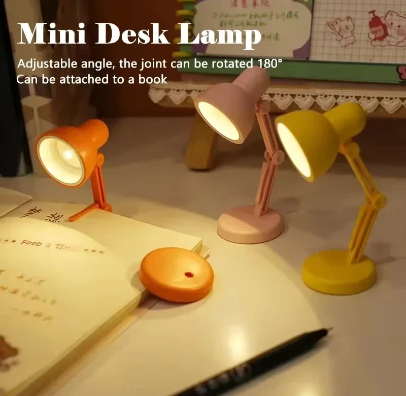 Mini skládací LED světlo na knihu | stolní lampa