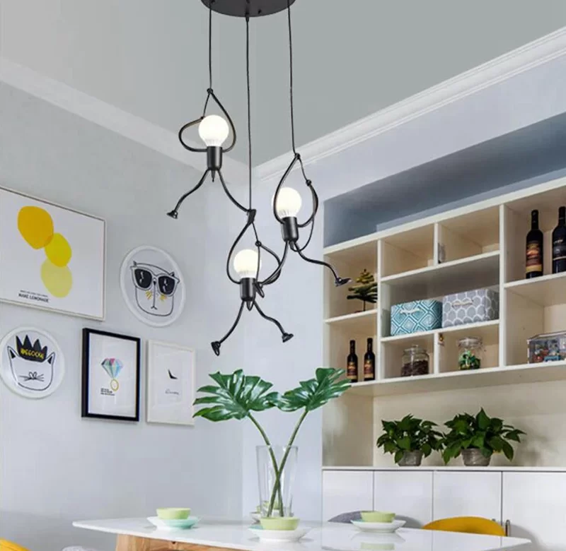 Vintage lustr | Dětské osvětlení, moderní LED lampa