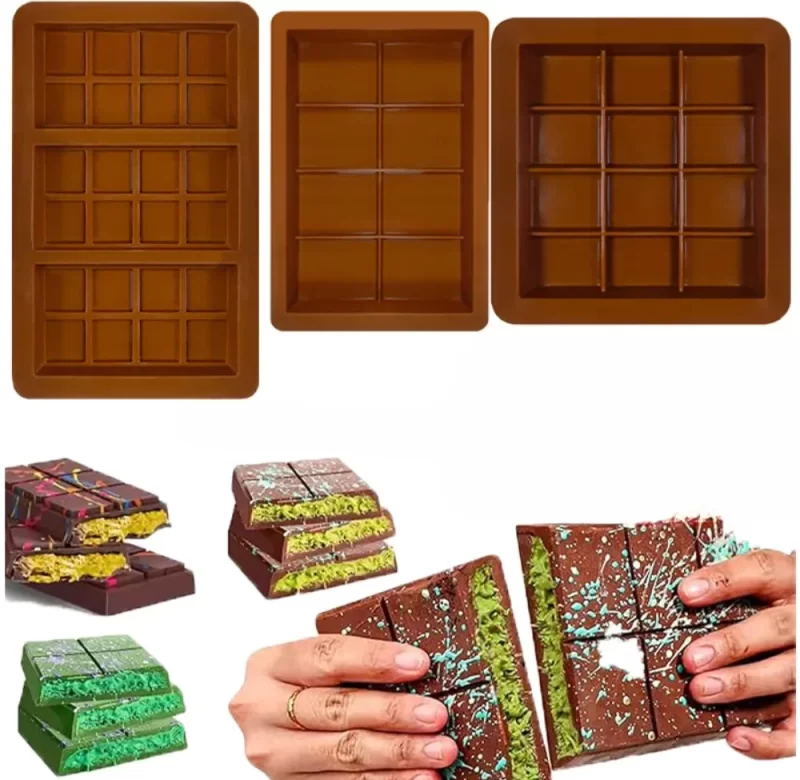 Silikonová forma na čokoládu pro domácí výrobu | kuchyňské potřeby