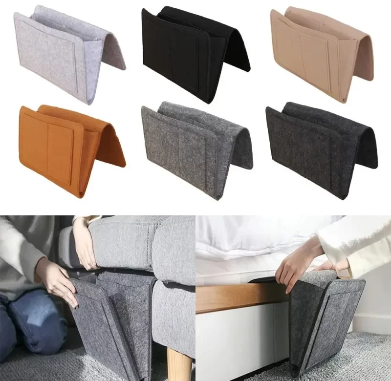 Úložná taška s kapsou na postel a gauč | závěsný organizér, úložná taška