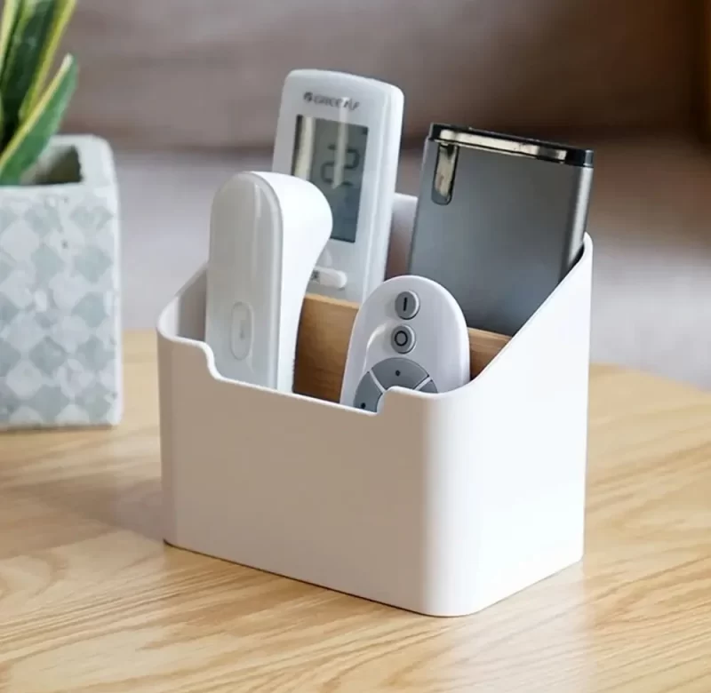 Elegantní stolní úložný box na ovladače | stolní organizér, úložný box