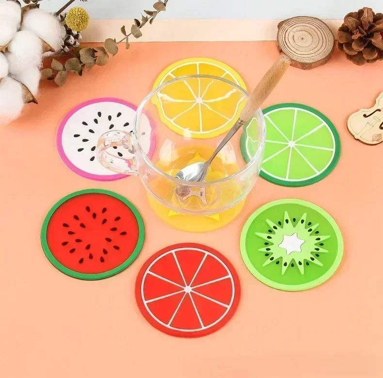 Ovocná silikonová podložka pod hrnek | podložka, dekorace