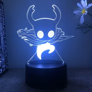 Hollow Knight 3D LED noční lampa | Barevné světlo