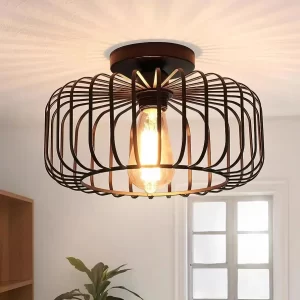 Průmyslová retro stropní lampa | osvětlení