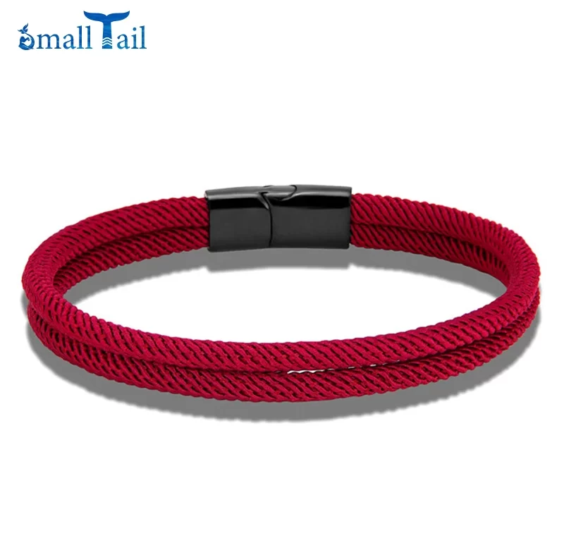 Pletený námořnický náramek s magnetem | náramek, doplněk