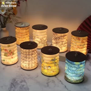 Noční USB skládací knižní lampa | Dekorační světlo