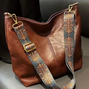 Velká retro crossbody kabelka přes rameno | dámská taška