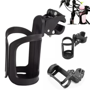 Držák na pití s otočným úchytem a popruhem | držák nápojů, otočný držák