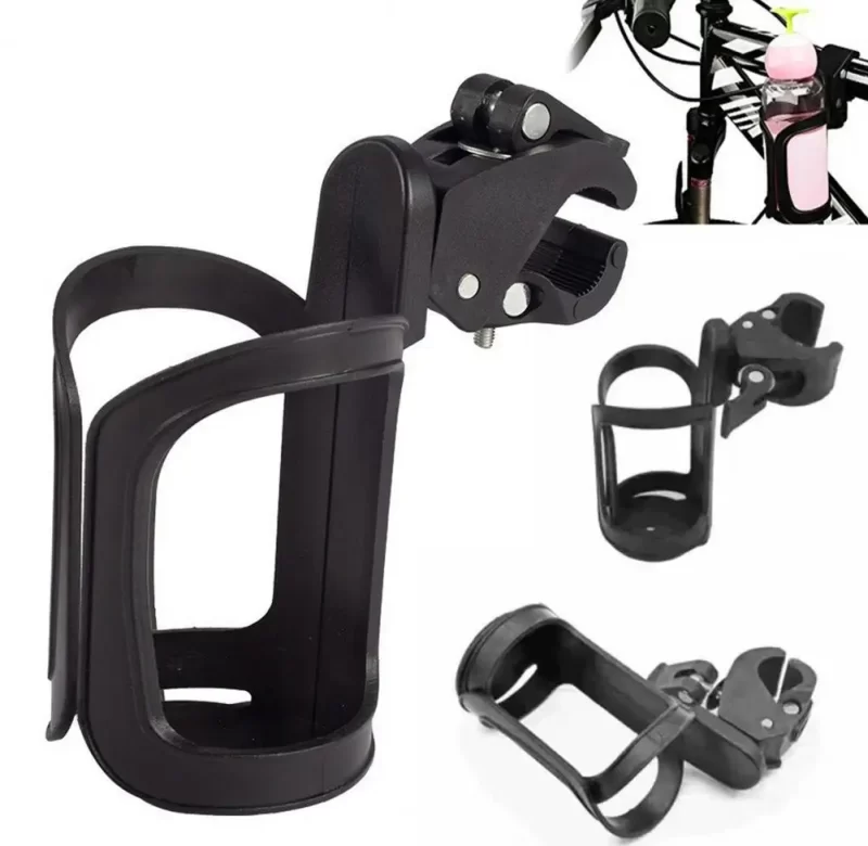 Držák na pití s otočným úchytem a popruhem | držák nápojů, otočný držák