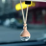 Skleněná lahvička na vůni do auta 6ml s poutkem | vůně, difuzér, mini aroma difuzér