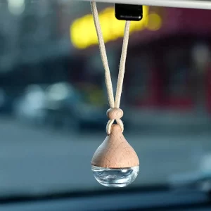 Skleněná lahvička na vůni do auta 6ml s poutkem | vůně, difuzér, mini aroma difuzér