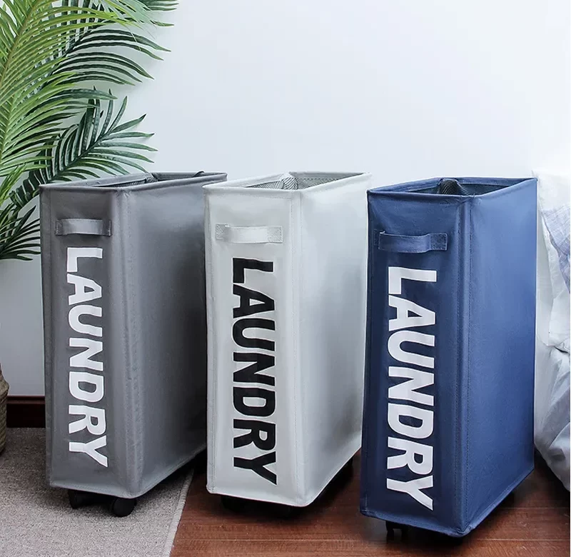 Elegantní skládací prádelní koš z oxford látky | úložný koš, prádelní koš