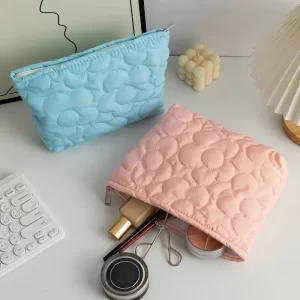 Květinová cestovní kosmetická taška se zipem | kosmetická taška, organizér