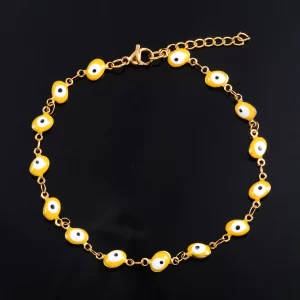 Letní ochranný řetízkový náramek s okem | šperk