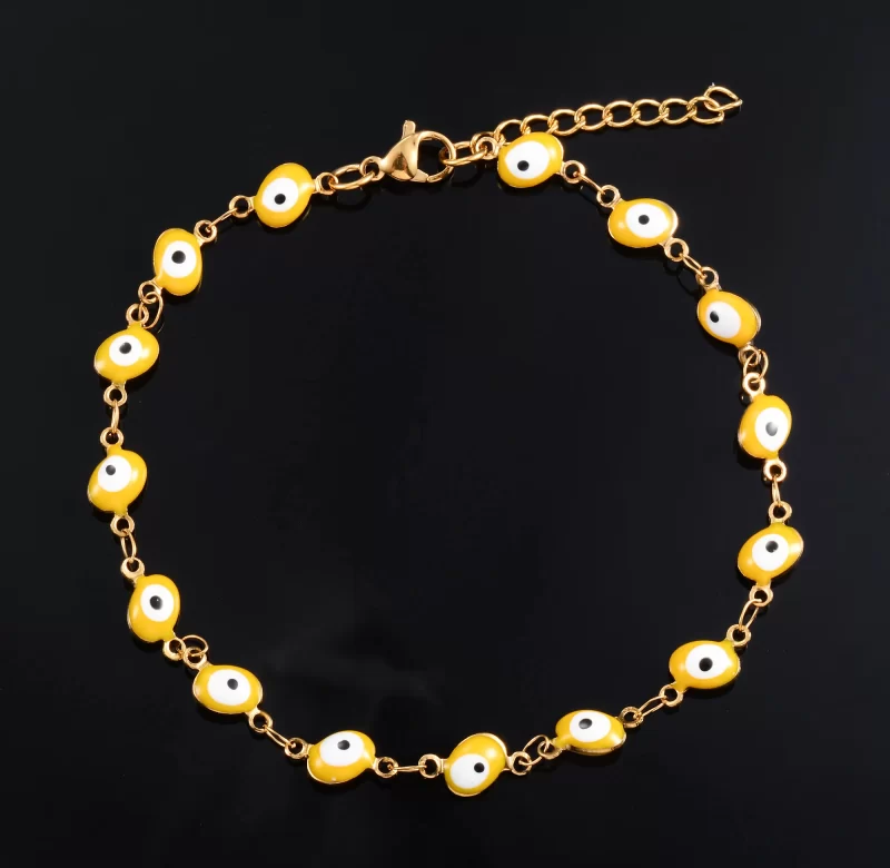 Letní ochranný řetízkový náramek s okem | šperk