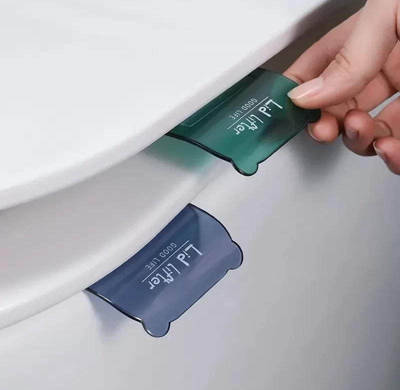 Toaletní držák víka bez vrtání | koupelnový doplněk, hygienická pomůcka