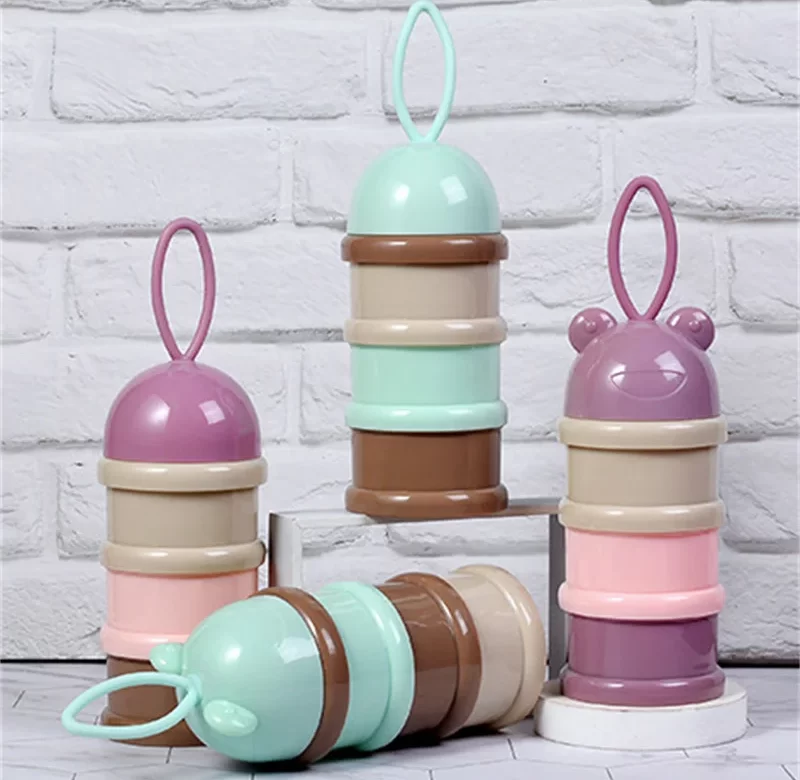 Vícepatrový dávkovač mléka pro miminka | dávkovač mléka, svačinová krabička