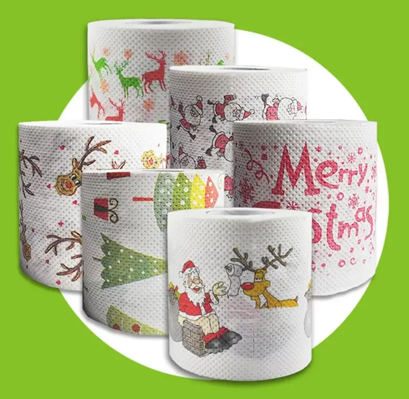 Veselý vánoční toaletní papír | vánoční dekorace, toaletní papír
