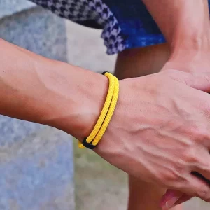 Pánský ochranný náramek z provázku | pánský náramek, dárek pro muže