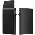 Pánská kovová tenká peněženka s rfid ochranou | držák karet, pánská peněženka