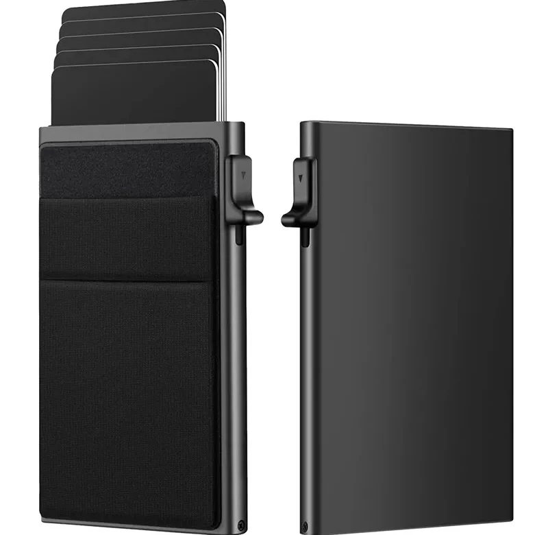 Pánská kovová tenká peněženka s rfid ochranou | držák karet, pánská peněženka