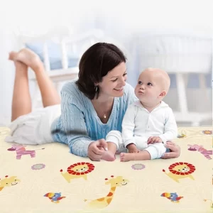 Skládací dětská pěnová podložka 180×100 cm | hrací koberec, kojenecká podložka