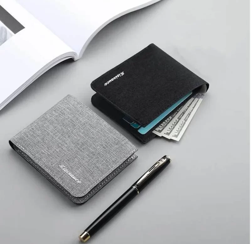 Plátěná pánská peněženka s držákem karet | peněženka, držák karet