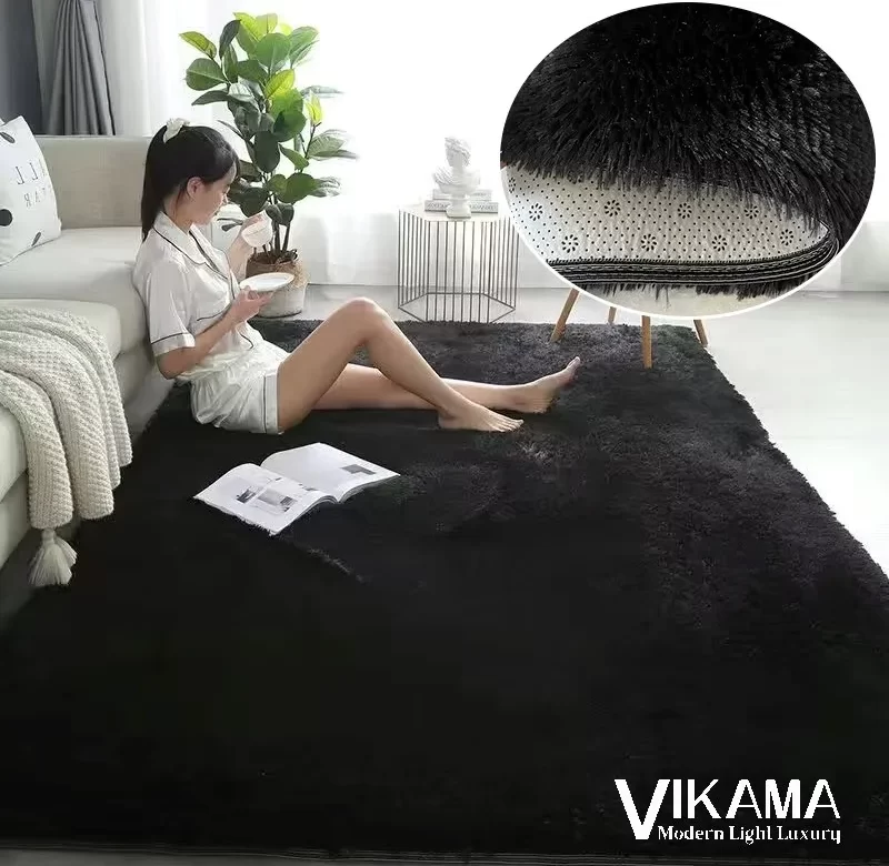 Nadýchaný chlupatý koberec | stylový koberec do domácnosti