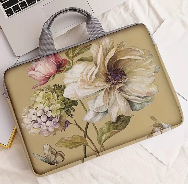 Květinová taška na notebook 14 palců | taška, obal