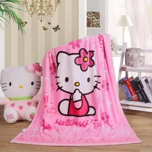 Hello kitty flanelová deka na spaní | deka, přikrývka