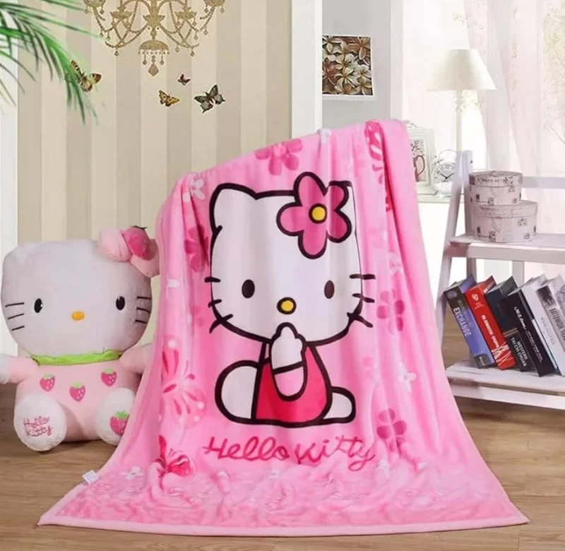 Hello kitty flanelová deka na spaní | deka, přikrývka