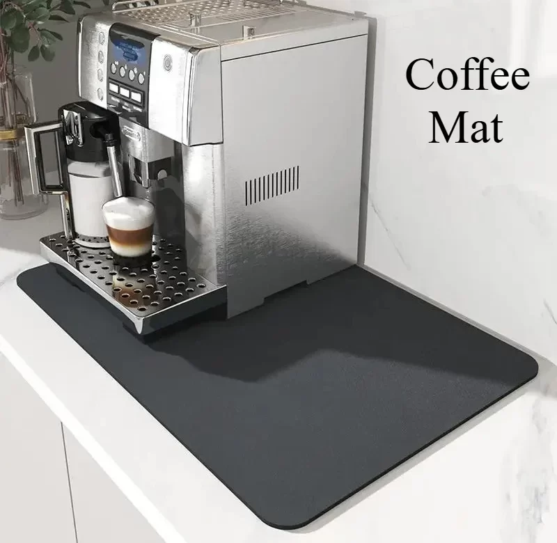 Protiskluzová savá podložka na kávovar | kuchyňská podložka, odkapávací podložka
