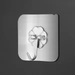 Nalepovací háček bez vrtání na ručníky | koupelnový háček, lepící háček