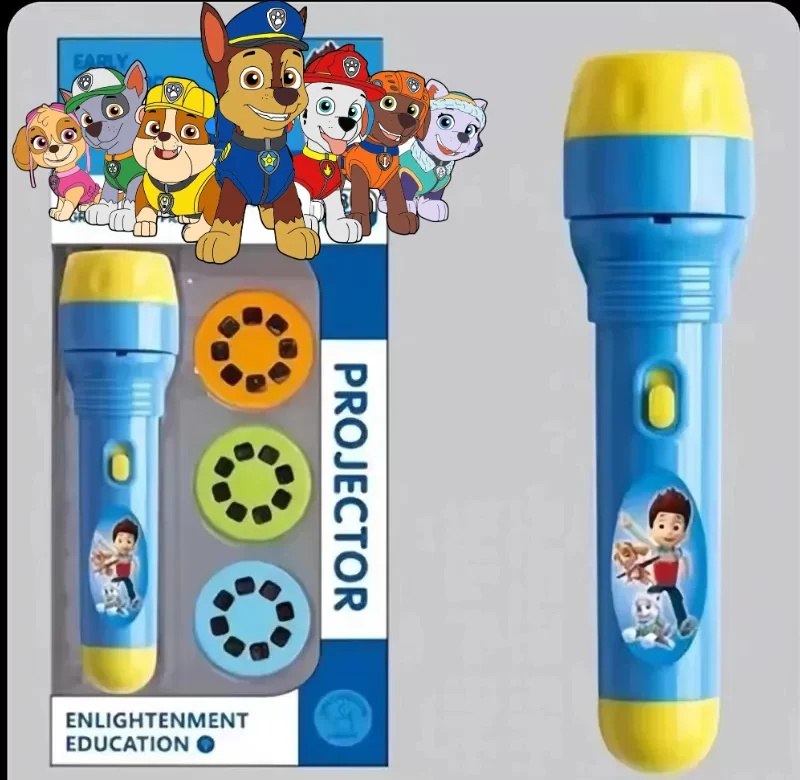 Projektorová baterka paw patrol s motivy | dětská baterka, kreslící projektor